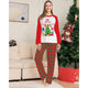 Cute Puppy Print Christmas Family Matching Pajamas