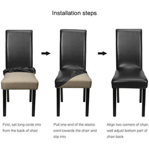 🔥Fall Hot Sale - 40% Off - PU Leather Waterproof Chair Cover