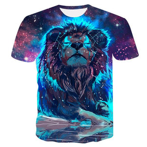 Wolf 3D Print T-Shirt