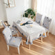 Makelifeasy™ Tablecloth Chair Cover Set