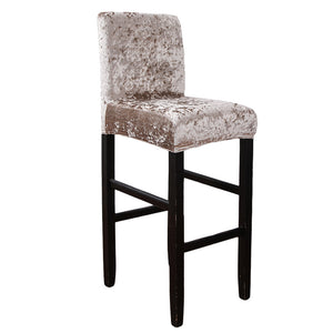 MAKELIFEASY™ Velvet Square Bar Stools Chair Cover