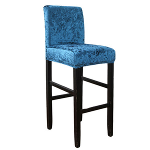 MAKELIFEASY™ Velvet Square Bar Stools Chair Cover