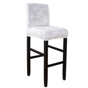 MAKELIFEASY™ Velvet Square Bar Stools Chair Cover