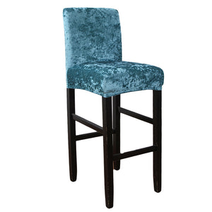 MAKELIFEASY™ Velvet Square Bar Stools Chair Cover
