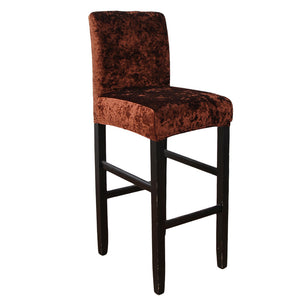 MAKELIFEASY™ Velvet Square Bar Stools Chair Cover