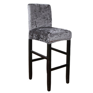 MAKELIFEASY™ Velvet Square Bar Stools Chair Cover