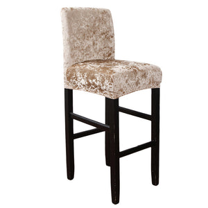 MAKELIFEASY™ Velvet Square Bar Stools Chair Cover