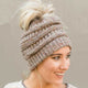 Soft Knit Ponytail Beanie