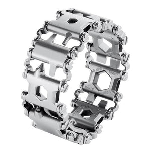 29-in-1 Stainless Steel Multi-Functional Bracelet Tools