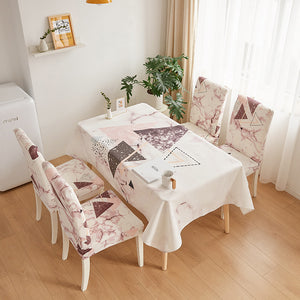 Makelifeasy™ Tablecloth Chair Cover Set
