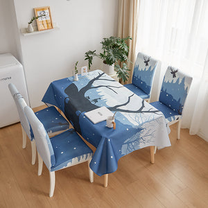 Makelifeasy™ Tablecloth Chair Cover Set