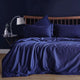 Solid Cotton Bedspread - 3pcs