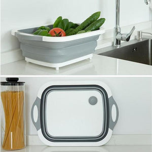 Multi-Purpose Folding Basket Cutting Board