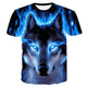 Wolf 3D Print T-Shirt