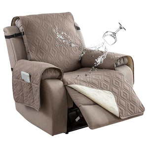 100% Waterproof Recliner Slipcover Rhombus For 1/2/3 Seats