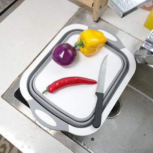 Multi-Purpose Folding Basket Cutting Board