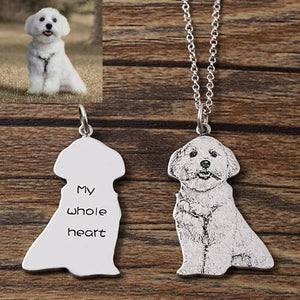 Personalized Pet Memorial Photo Necklace