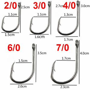 130Pcs High Carbon Steel Fishing Hooks Set
