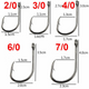 130Pcs High Carbon Steel Fishing Hooks Set