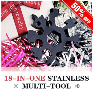 18-in-1 Stainless Steel Snowflakes Multi-Tool
