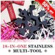 18-in-1 Stainless Steel Snowflakes Multi-Tool