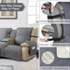 100% Waterproof Loveseat Recliner Cover with Console