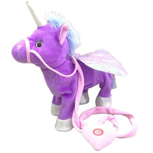 Walking Unicorn Plush Toy