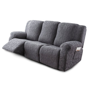 Recliner Sofa Cover Flower 3 Seats