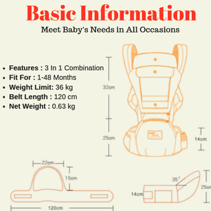 All-In-One Baby Breathable Travel Carrier