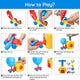 Balloon Launcher Car Toy Set