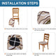 Printed Dining Chair Seat Covers