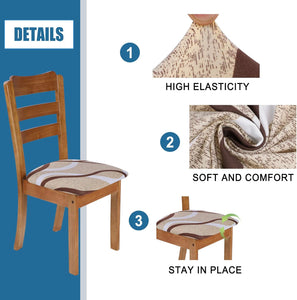 Printed Dining Chair Seat Covers