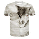 Wolf 3D Print T-Shirt