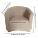 Brown Slipcover club chair 