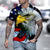 3D Graphic Printed Short Sleeve Shirts  Party Tops Exaggerated Black Blue Red