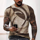 3D Graphic Printed Short Sleeve Shirts Geometry