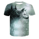Wolf 3D Print T-Shirt