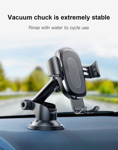 3 In 1 Wireless Charger Car Phone Holder