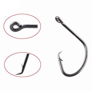 160Pcs High Carbon Steel Fishing Hooks