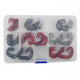 160Pcs High Carbon Steel Fishing Hooks