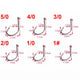 160Pcs High Carbon Steel Fishing Hooks
