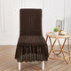 Seersucker Dining Chair Cover