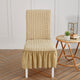 Seersucker Dining Chair Cover