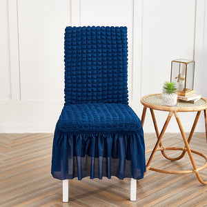 Seersucker Dining Chair Cover