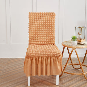 Seersucker Dining Chair Cover