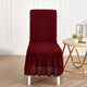 Seersucker Dining Chair Cover