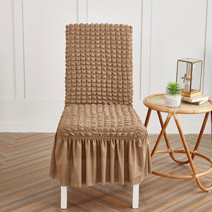 Seersucker Dining Chair Cover