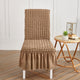 Seersucker Dining Chair Cover