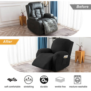 Jacquard Recliners Slipcovers For 1/2/3 Seats