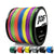 Multicolor 8 Strands 300M 500M PE Braid Fishing Line